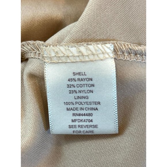 Love & Fire Womens Fit & Flare Lace Mini Dress Sleeveless Back Zip Yellow Size M - Picture 7 of 8